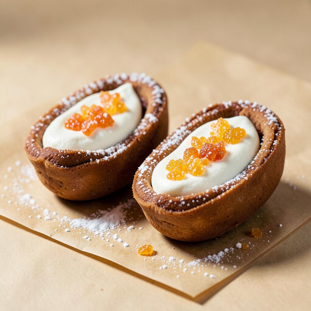 Klassische Cannoli mit Ricottacreme und kandierten Früchten